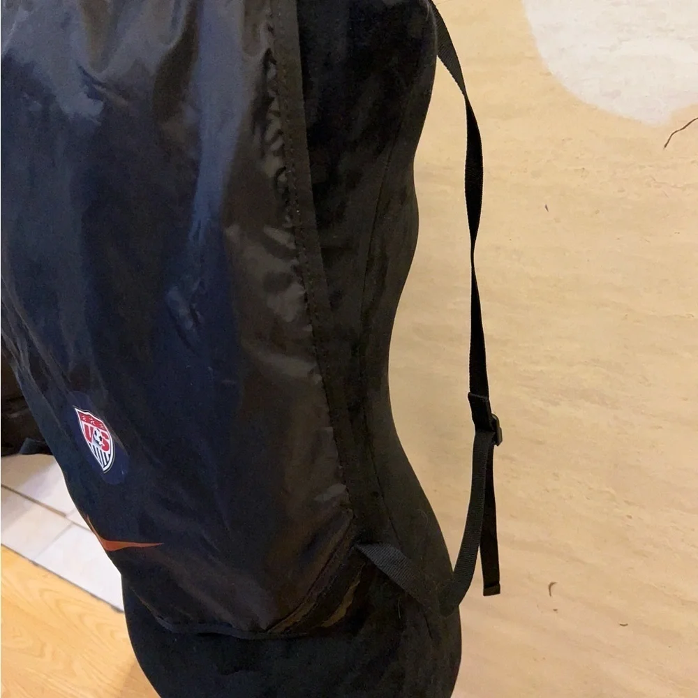 Nike USMNT Heritage Black Backpack with Red Nike Swoosh